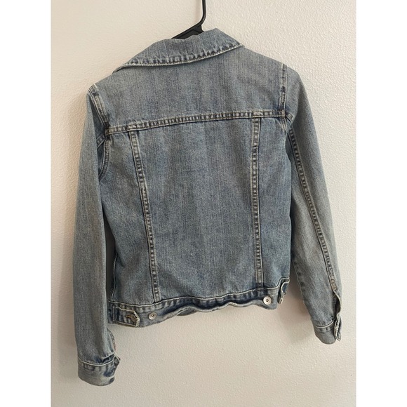 Gap 1969 Denim Trucker Jacket Women's Jean Jacket Vintage 2006 Cotton Size M - Picture 10 of 11